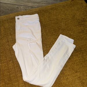 Hollister Women's Off-White Skinny Jeans